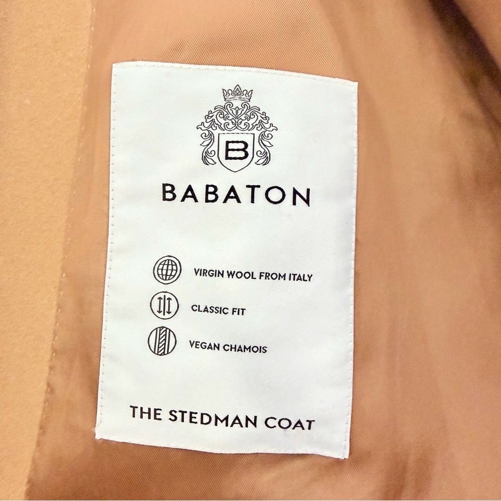 ARITZIA BABATON STEDMAN COAT IN CAMEL/ GOLD - Picture 9 of 9